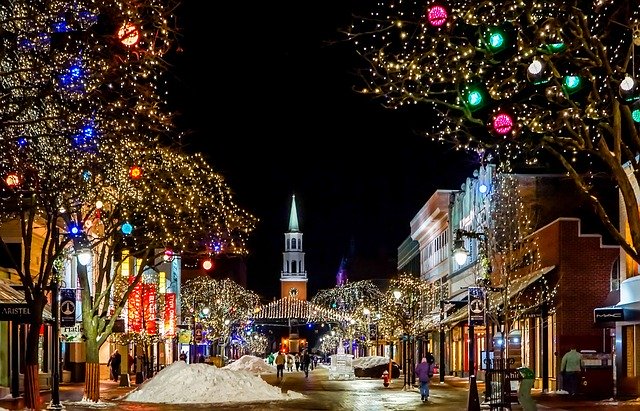 Ambiente mágico de los mercados navideños