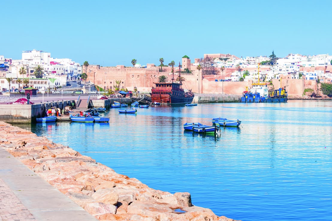Port w Rabacie, Maroko