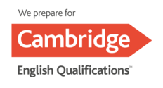 Logo Cambridge English Qualifications, potwierdzające, że szkoła przygotowuje do egzaminów Cambridge