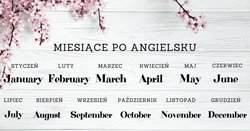 Miesiące po angielsku